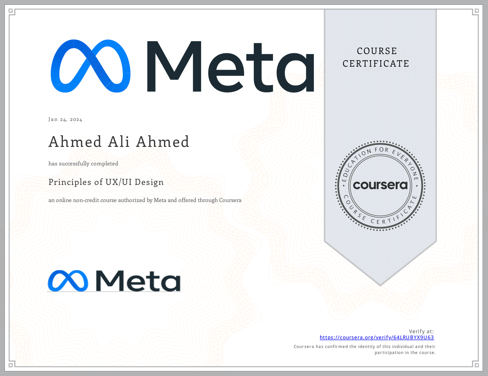 Meta Principles of UI-UX Design